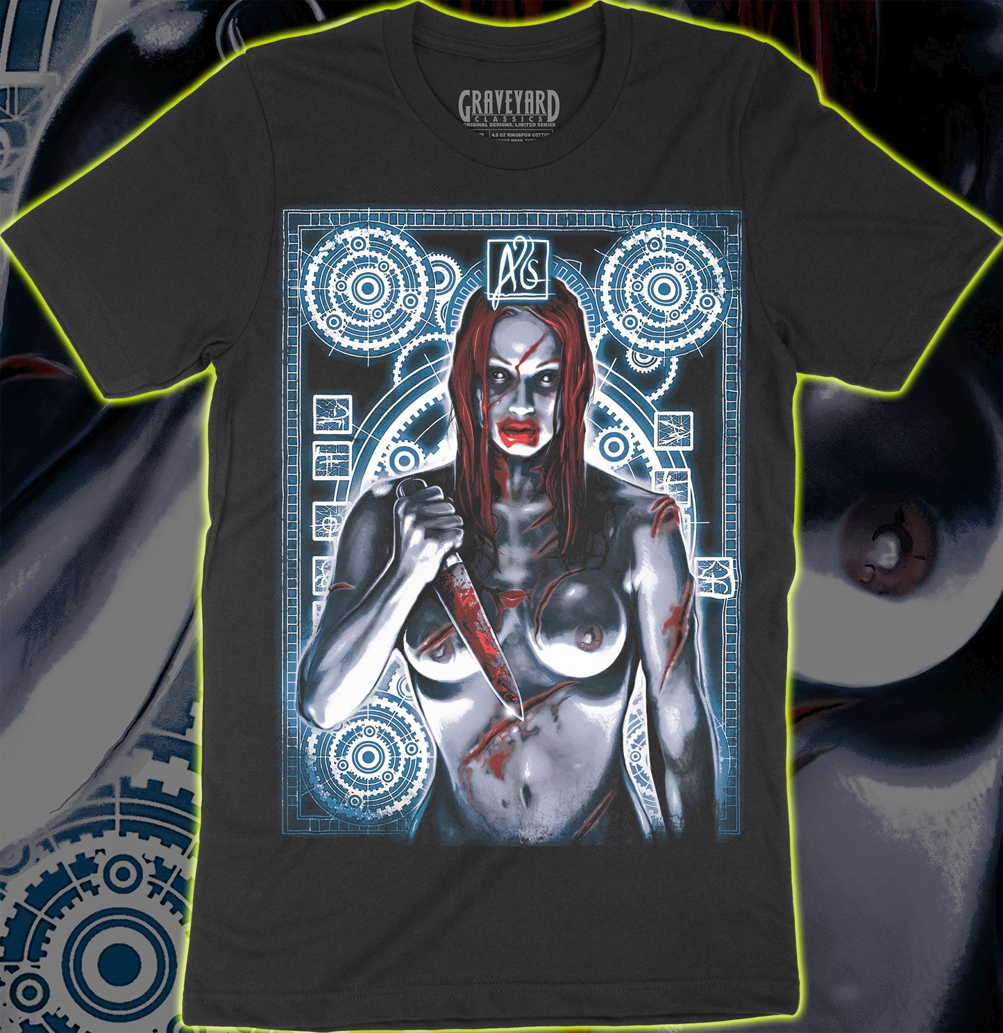 Thirteen Ghosts - The Angry Princess Gears T-shirt