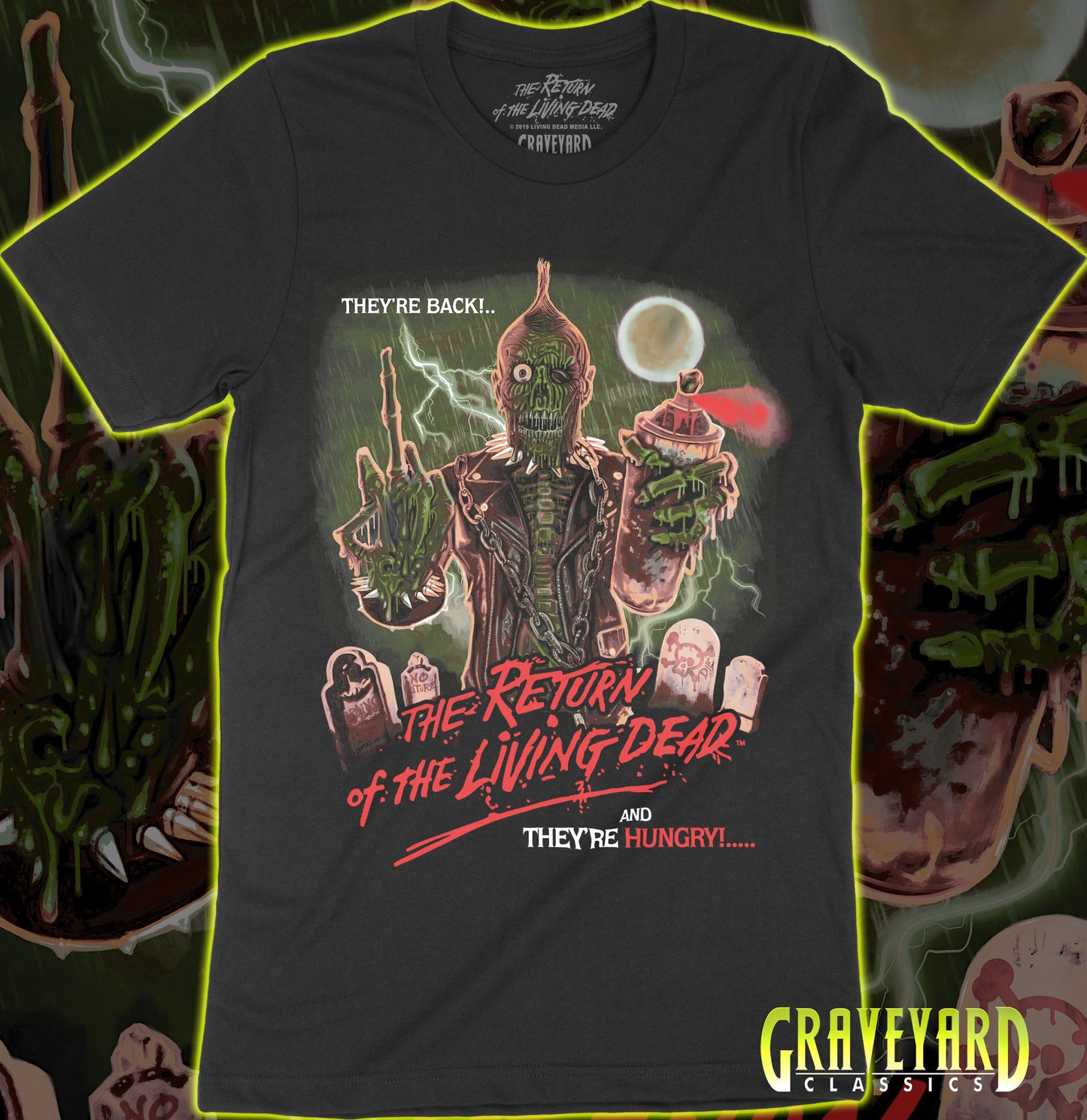 Return of The Living Dead - Punk Rock Zombie T-shirt