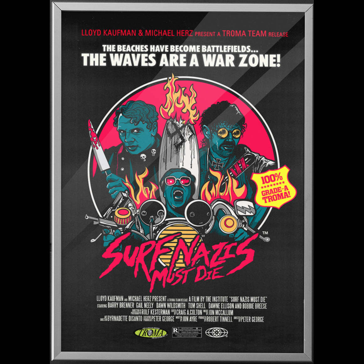 Surf Nazis Must Die Poster