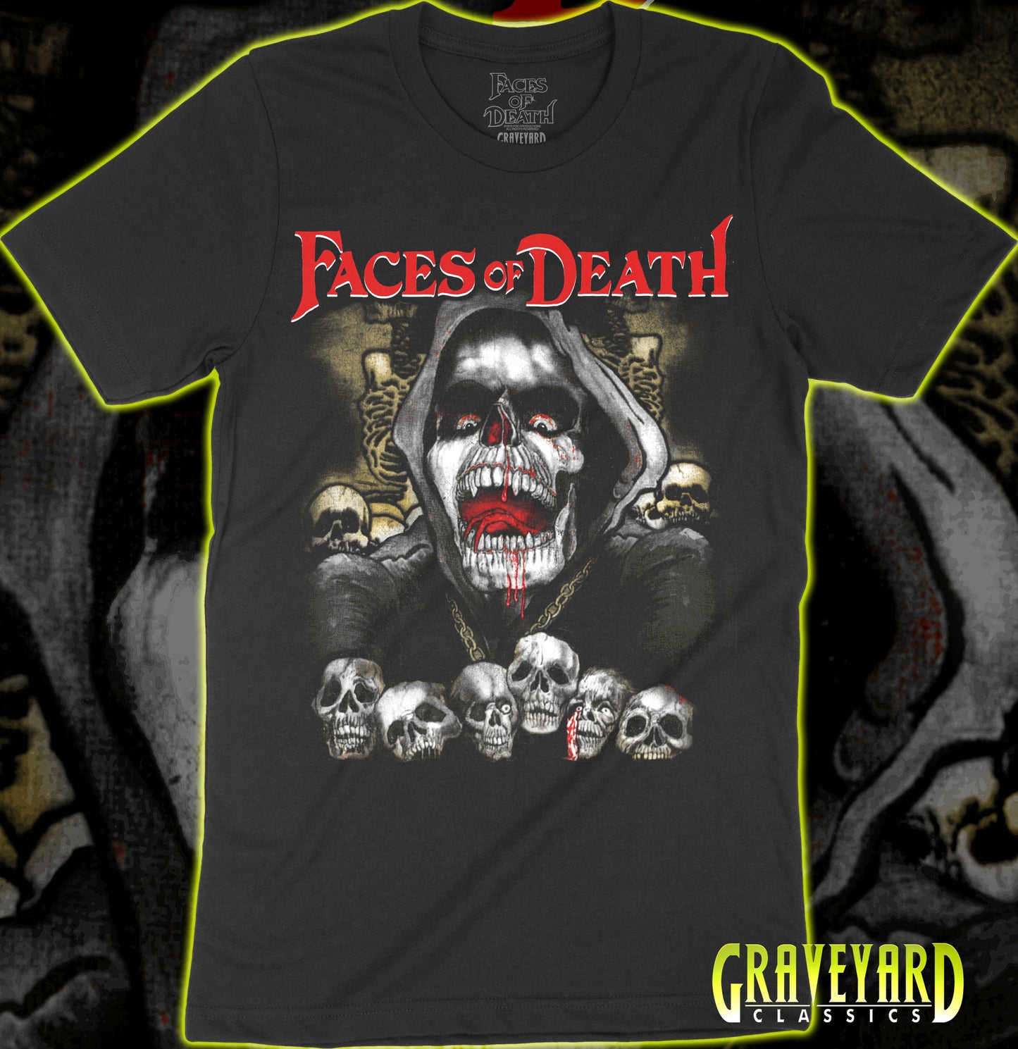 Faces Of Death - Skull Chain T-Shirt