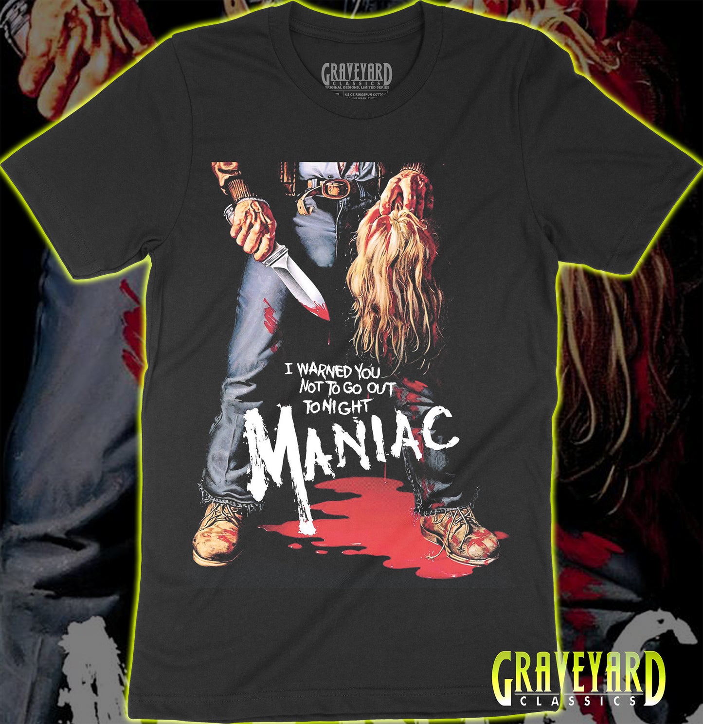 Maniac - Poster t-shirt