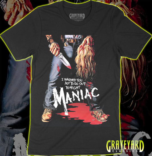 Maniac - Poster t-shirt