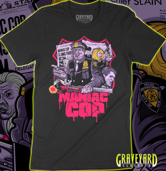 Maniac Cop - Shield T-Shirt