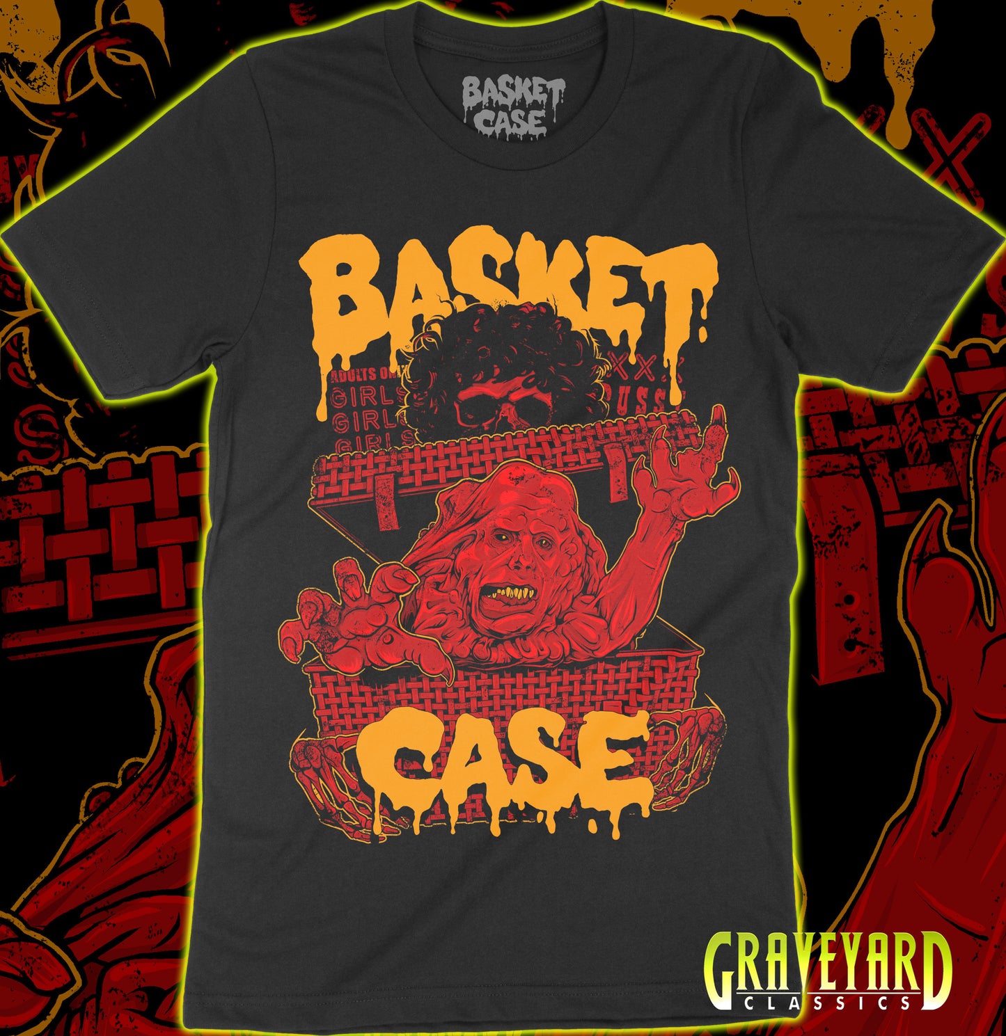 Basket Case - Girls Girls Girls T-Shirt