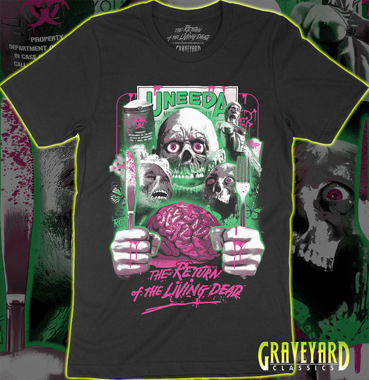 Return of The Living Dead - Brains For Dinner T-shirt