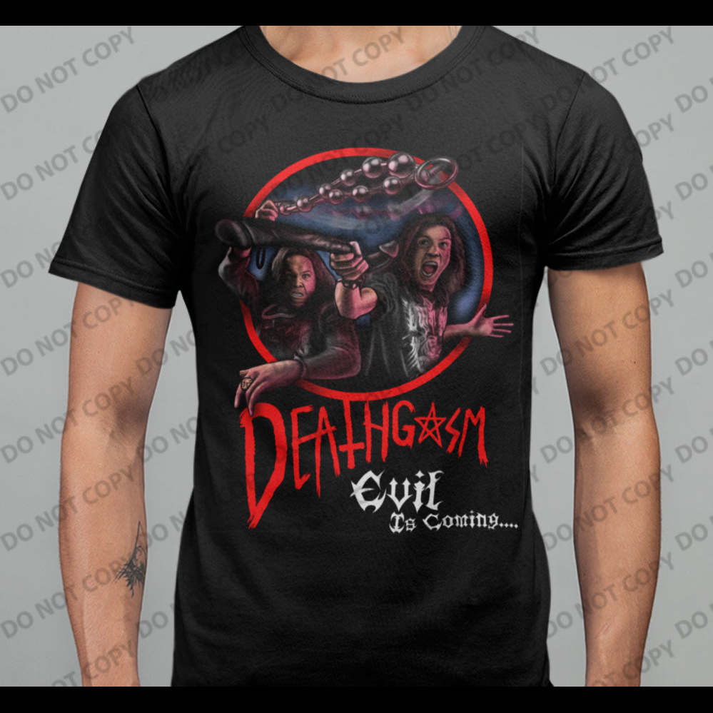 Deathgasm - Fighting Demons T-shirt Double sided.