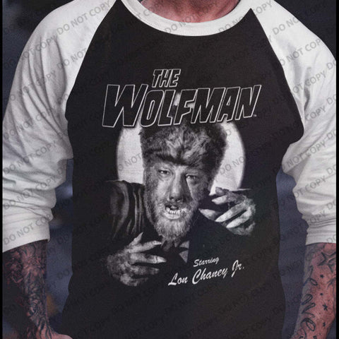 The Wolfman -  Baseball Shirt