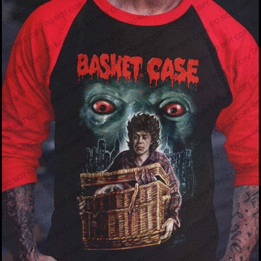 Basket Case - Peeking in The City Raglan Shirt
