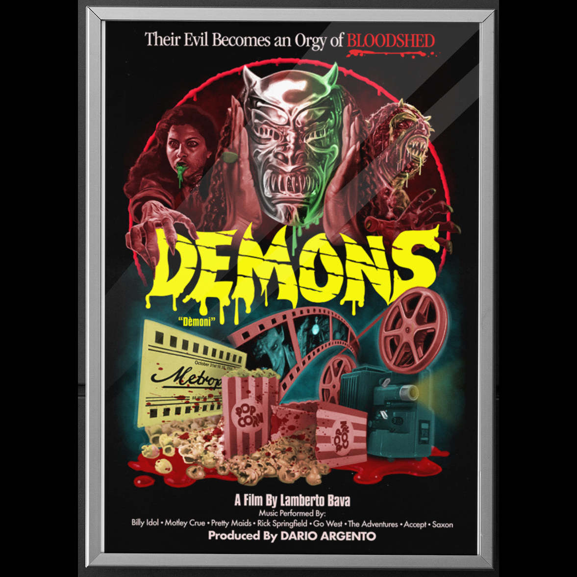 Demons Movie Art The Horrors Of Halloween: NIGHT OF THE DEMONS (1988)